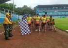 Anggota Kodim 0722/Kudus Laksanakan Garjas untuk Jaga Stamina dan Kebugaran Tubuh di Stadion Wergu Wetan